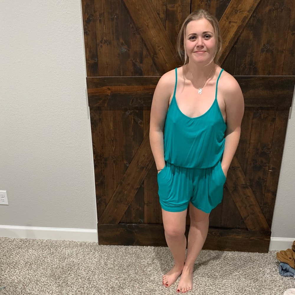 Turquoise romper